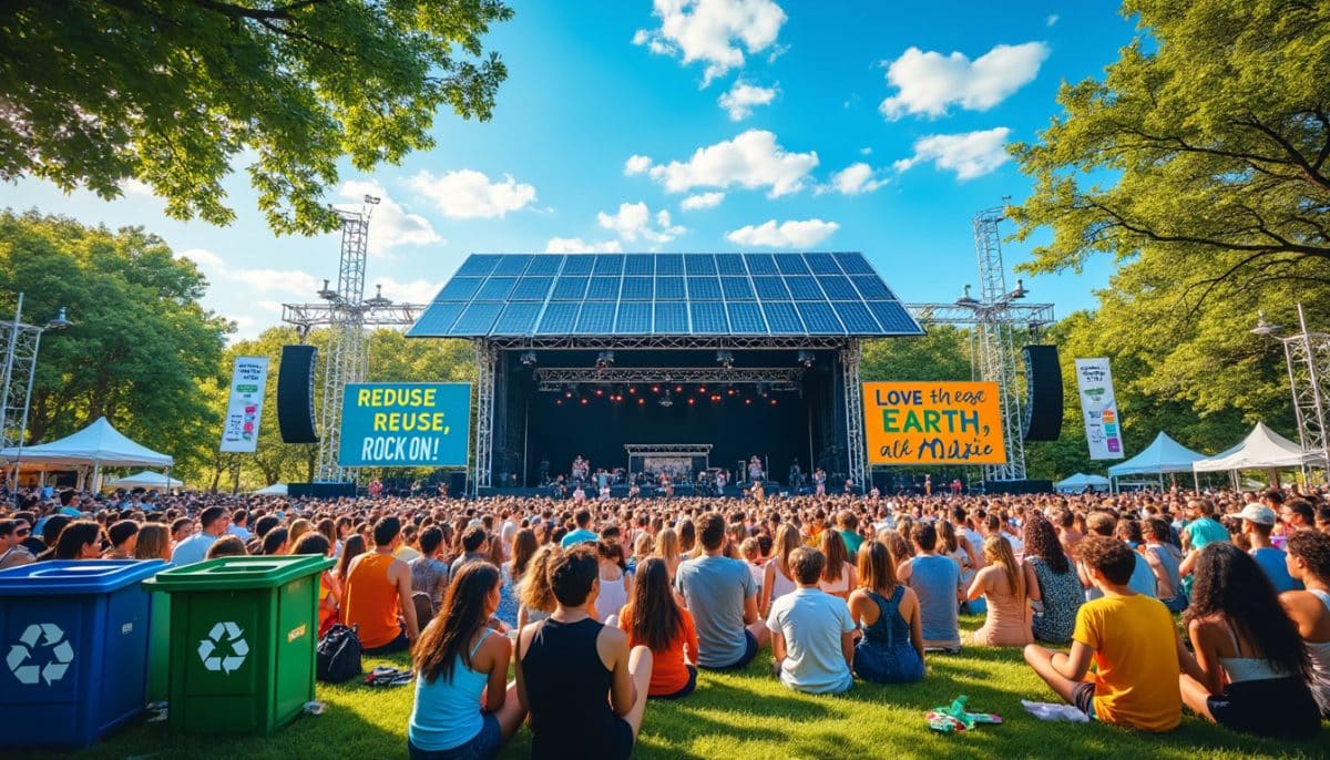 découvrez comment les festivals de musique répondent au défi climatique en adoptant des pratiques durables pour leurs événements, alliant passion et protection de l'environnement.