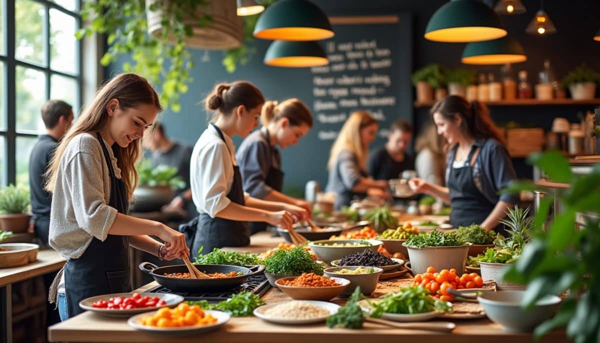 découvrez l'univers d'une école de cuisine à paris où veganisme et philosophie zéro déchet se rencontrent. apprenez des recettes innovantes et savoureuses tout en adoptant un mode de vie durable et respectueux de l'environnement.