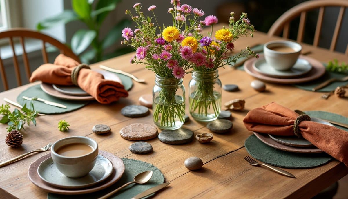 découvrez des idées de bricolages simples et créatifs pour embellir votre table avec une décoration écoresponsable. transformez des matériaux recyclés en éléments décoratifs uniques qui allient esthétisme et respect de l'environnement.