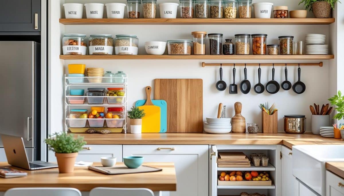 discover 11 quick and easy kitchen organization projects perfect for busy families. save time, reduce clutter, and create a more efficient kitchen with these simple tips.