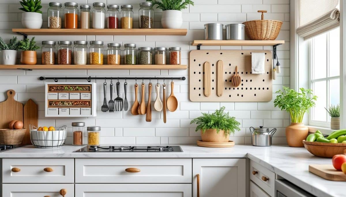 discover 12 simple kitchen organization projects perfect for beginners. transform your kitchen with easy-to-follow tips and practical storage solutions for a clutter-free space.