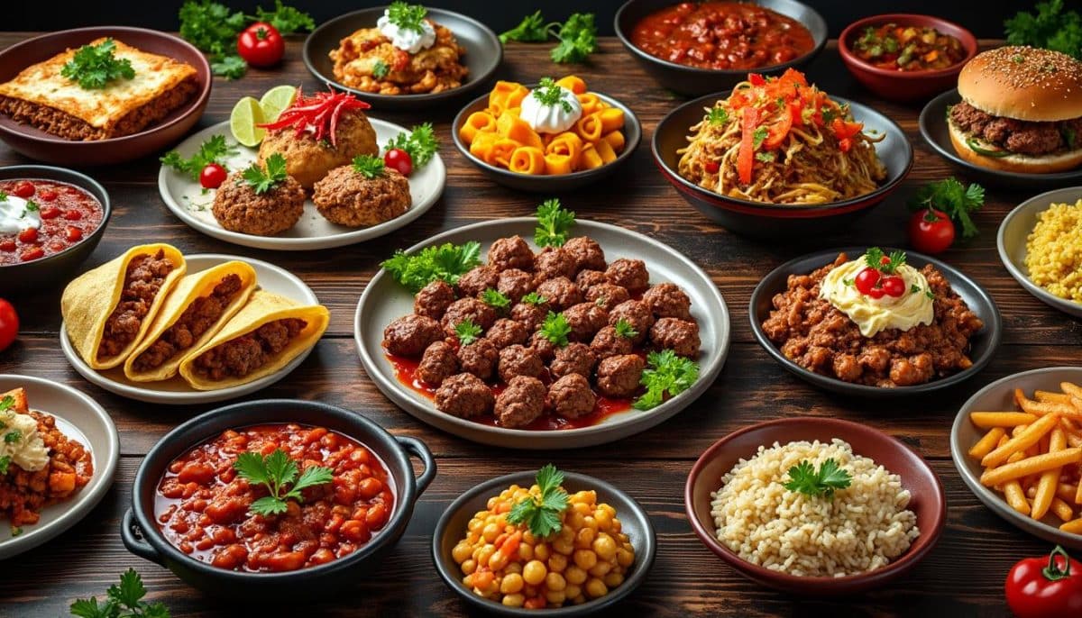 discover 14 creative ground beef recipes that go beyond the usual! spice up your meals with these easy and delicious ideas perfect for any weeknight dinner.