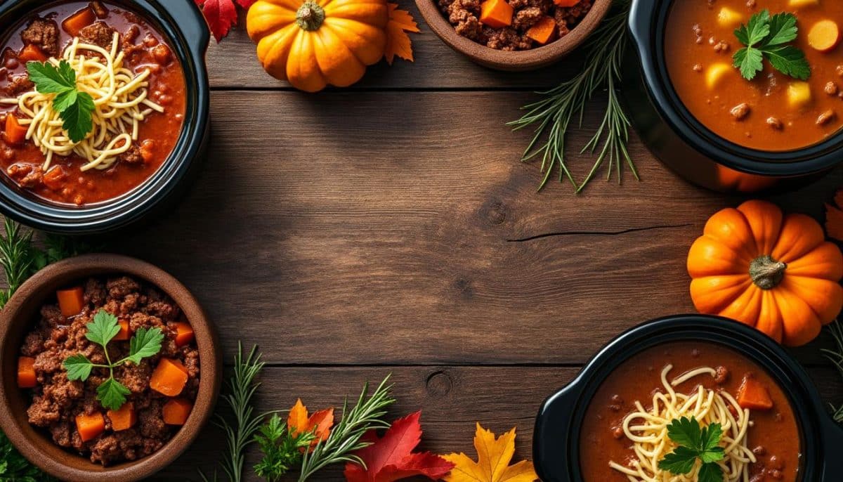 discover 25 cozy crockpot recipes that bring ultimate comfort to your fall table. from hearty stews to savory chilis, these slow cooker dishes are perfect for autumn nights!