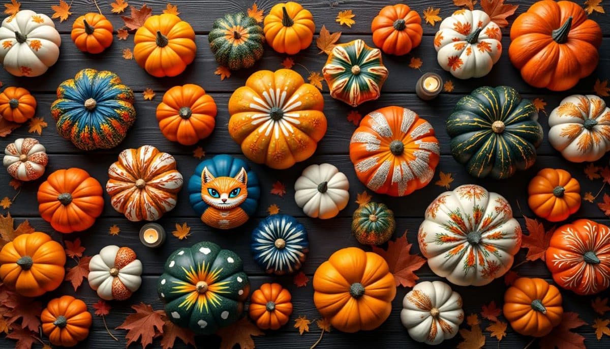 discover 25 creative painted pumpkin designs that are easier, safer, and more stylish than traditional carving. perfect for halloween or autumn décor—no carving required!
