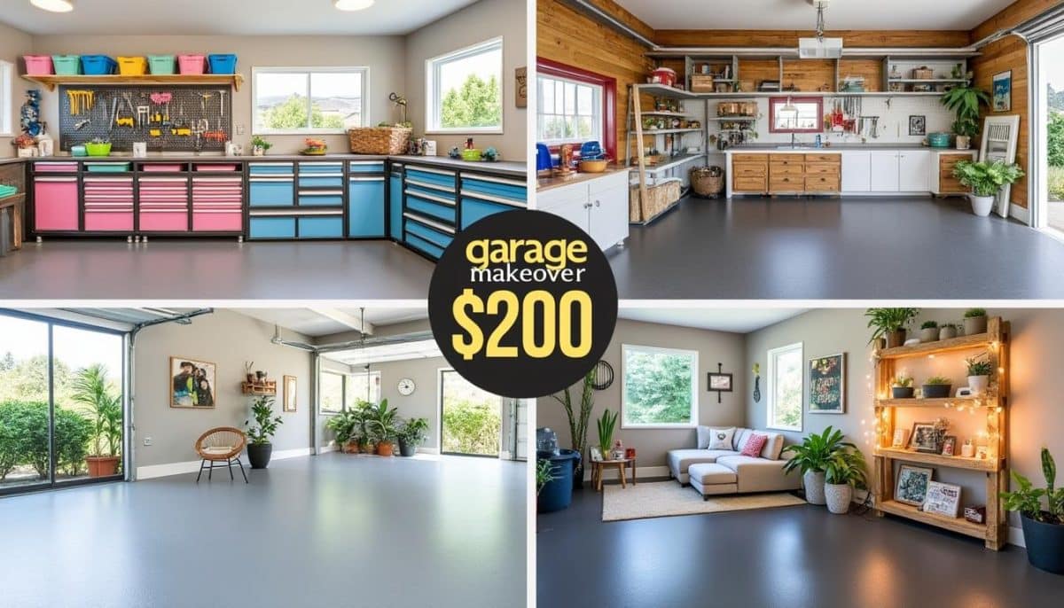 discover 4 easy garage makeover ideas you can do for under $200. transform your garage with budget-friendly tips to maximize space and boost organization!