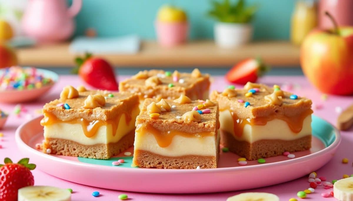 discover an easy and delicious caramel apple bars recipe that kids love! perfect for snacks, parties, or dessert, these bars blend gooey caramel and fresh apples for a sweet treat everyone will enjoy.