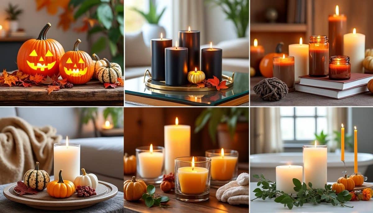 discover five creative fall candle displays to brighten up any room in your home. get seasonal decorating ideas to create a cozy autumn atmosphere.