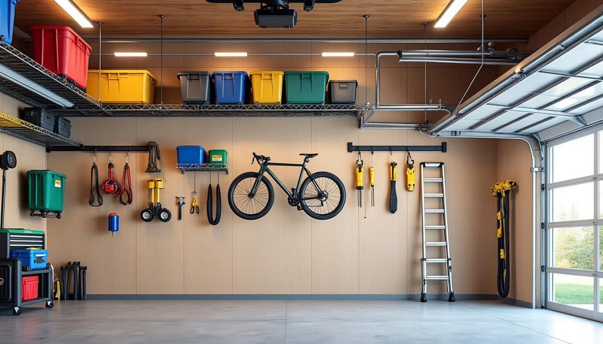 discover 5 innovative garage ceiling storage ideas to maximize space and keep your floor clutter-free. transform your garage with smart overhead storage solutions!
