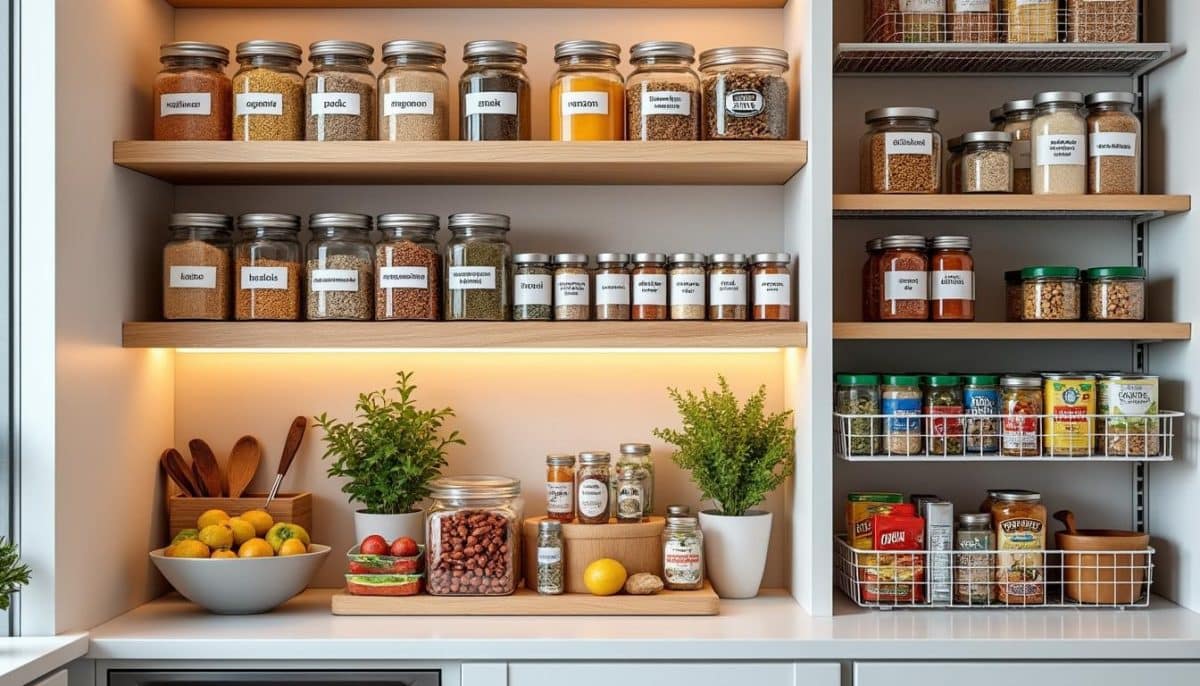 discover 5 quick and practical pantry storage ideas you can set up in just 1 hour. maximize your kitchen space with these easy, efficient organization tips!
