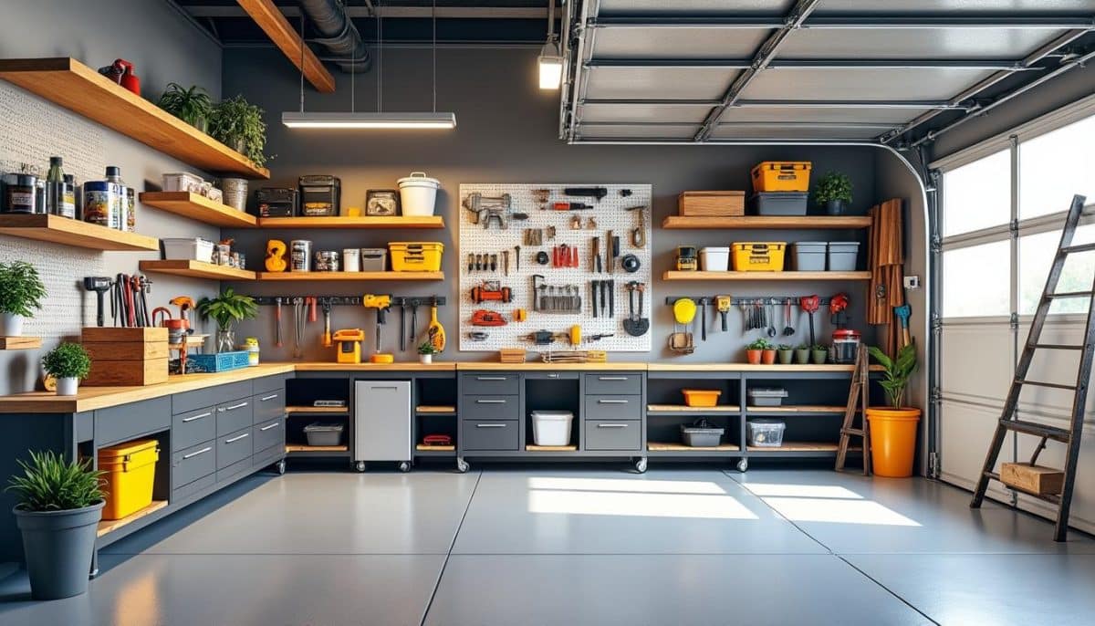 discover 6 easy diy garage shelving ideas that will help you double your storage space. transform your cluttered garage into an organized, efficient area with these practical and affordable solutions.