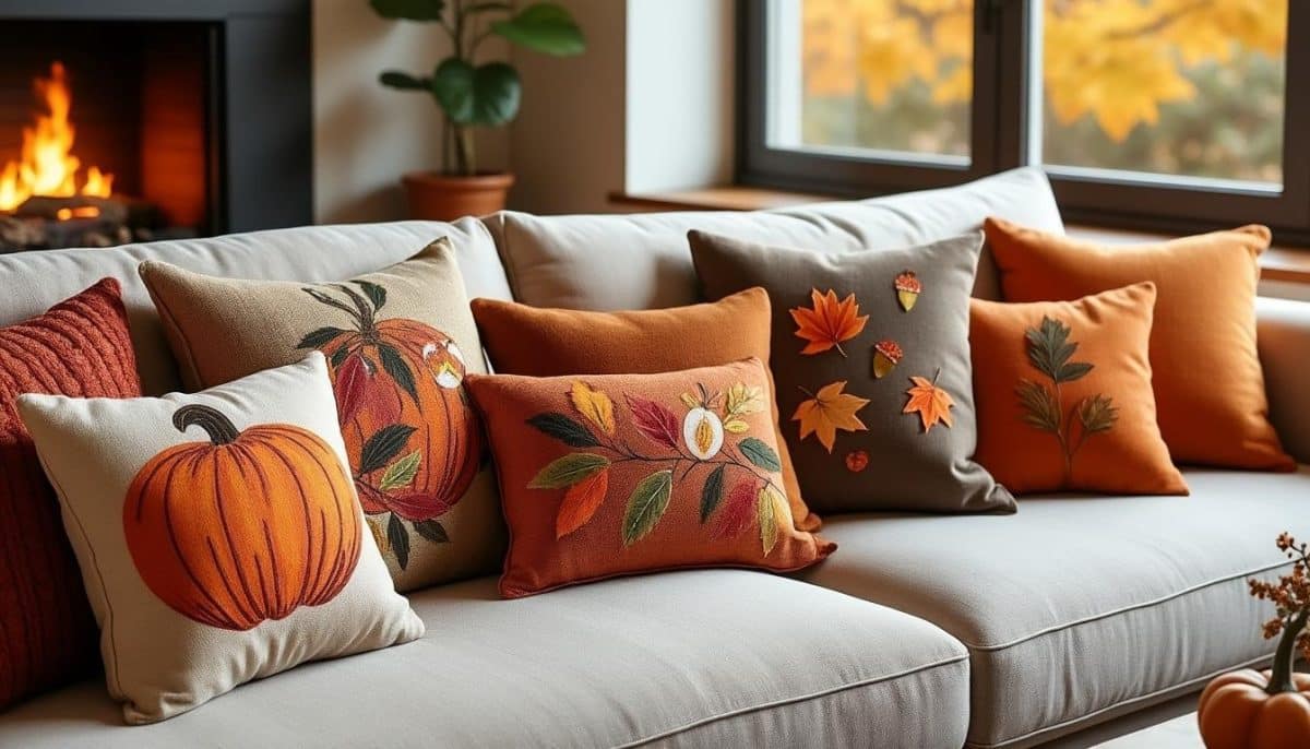 discover 7 stylish fall throw pillow combinations to refresh your living space for the season. get inspired with cozy colors and trendy patterns to elevate your autumn home décor.