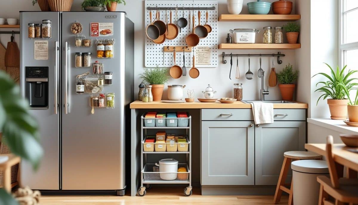 discover 7 smart and renter-friendly small kitchen organization ideas to maximize space, reduce clutter, and make your kitchen more functional without permanent changes.