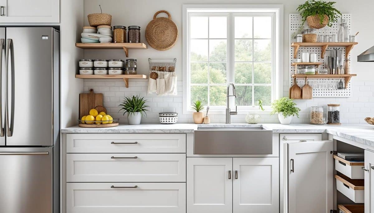 discover 8 budget-friendly kitchen organization hacks under $30 to maximize space and keep your kitchen tidy. simple, affordable solutions for a clutter-free kitchen!