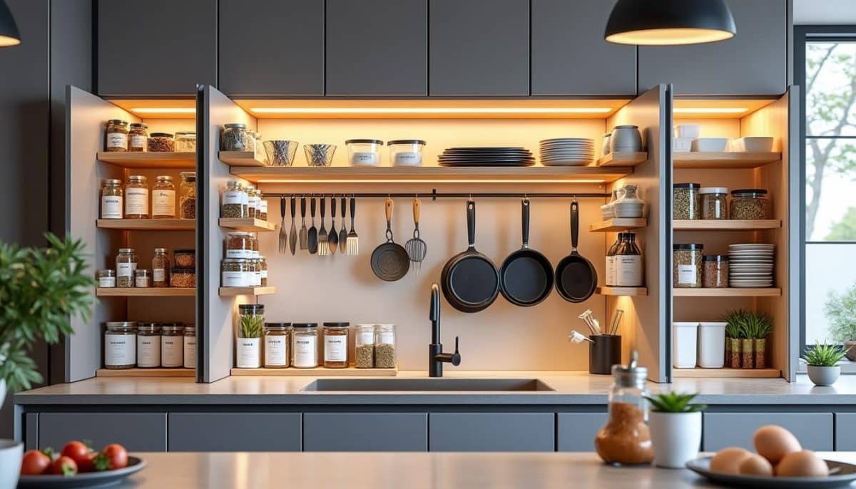 discover 8 clever kitchen cabinet organization hacks perfect for small spaces. maximize storage, minimize clutter, and transform your kitchen with these smart tips.