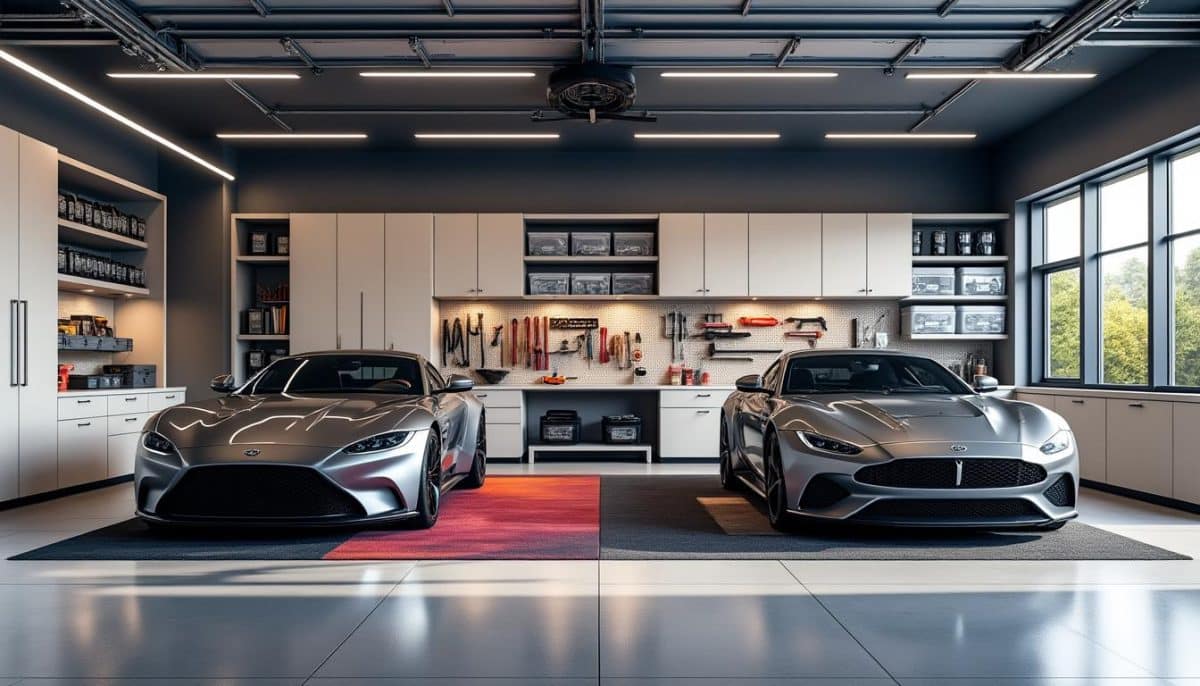 discover 8 smart garage storage ideas designed specifically for two car garages. maximize your space, stay organized, and find practical solutions for all your tools and gear!