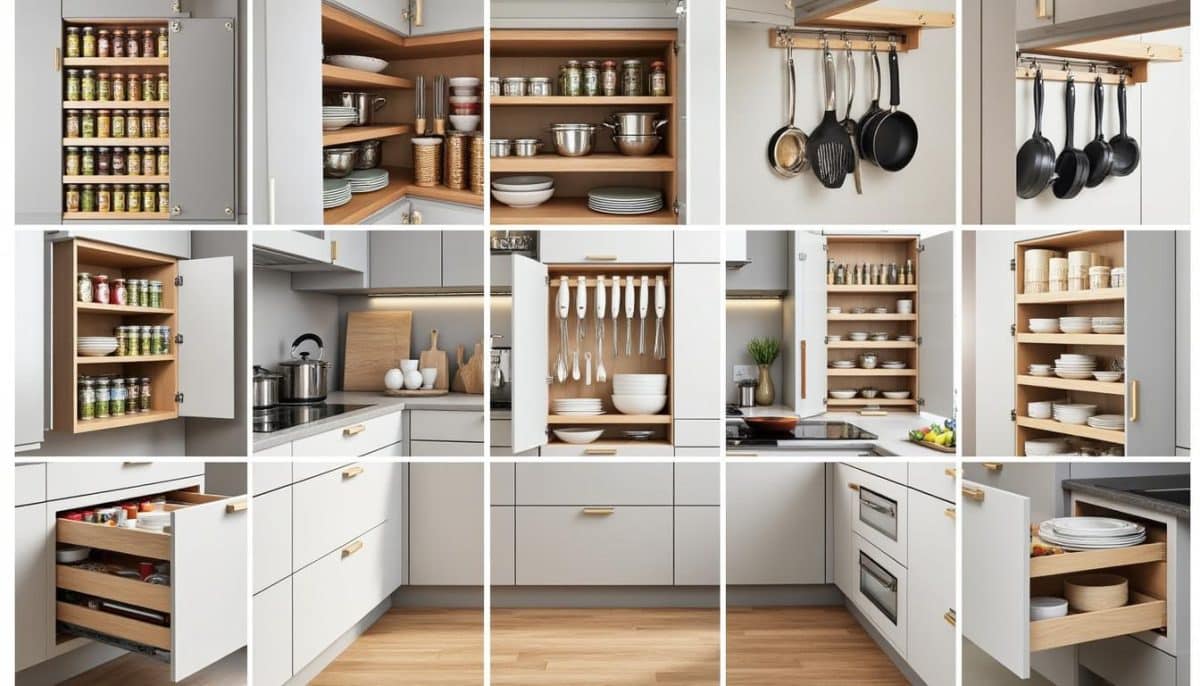 discover 9 practical kitchen cabinet storage hacks that really work. maximize your space, stay organized, and make cooking easier with these simple and effective tips.
