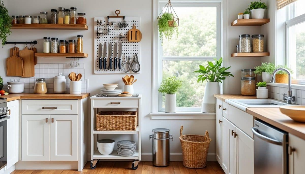 discover 9 smart kitchen organization hacks to maximize space and efficiency in your tiny kitchen. transform your small kitchen with these easy and practical storage solutions!