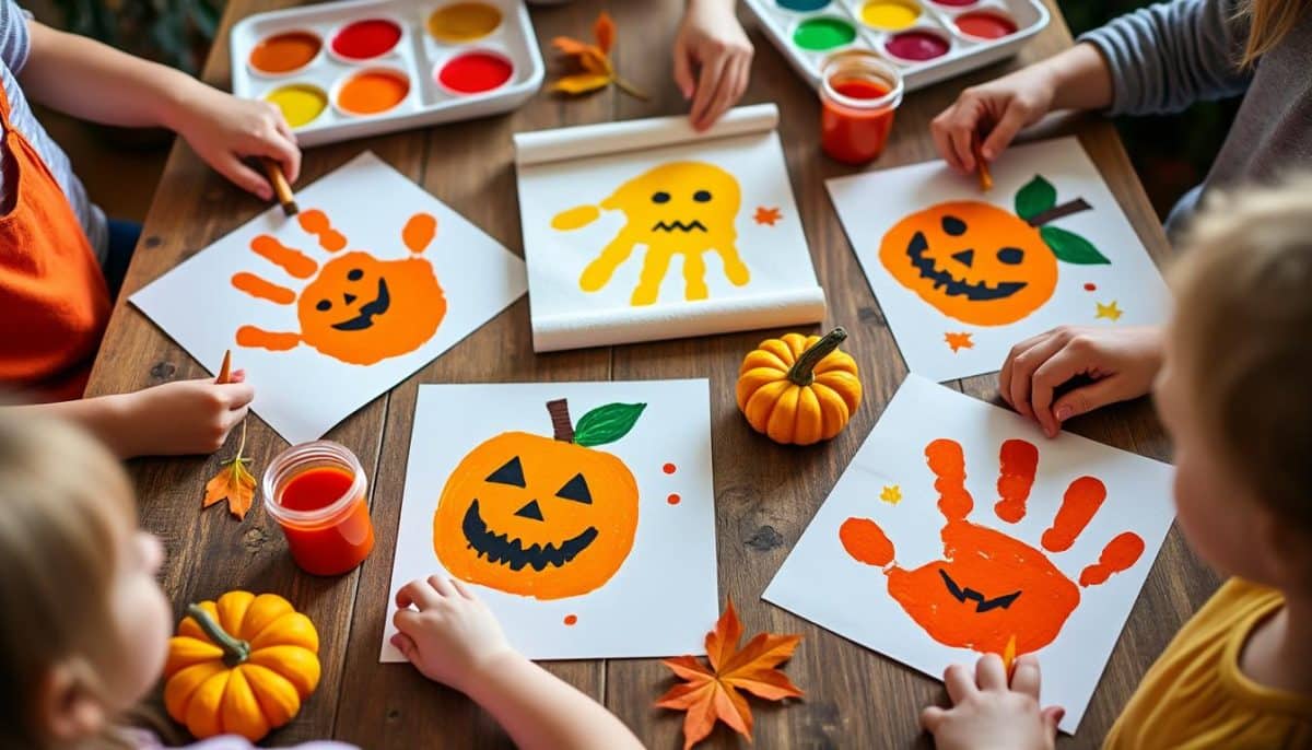 discover adorable pumpkin handprint art ideas that your kids will love making! easy, creative, and perfect for fall or halloween crafts with little ones.