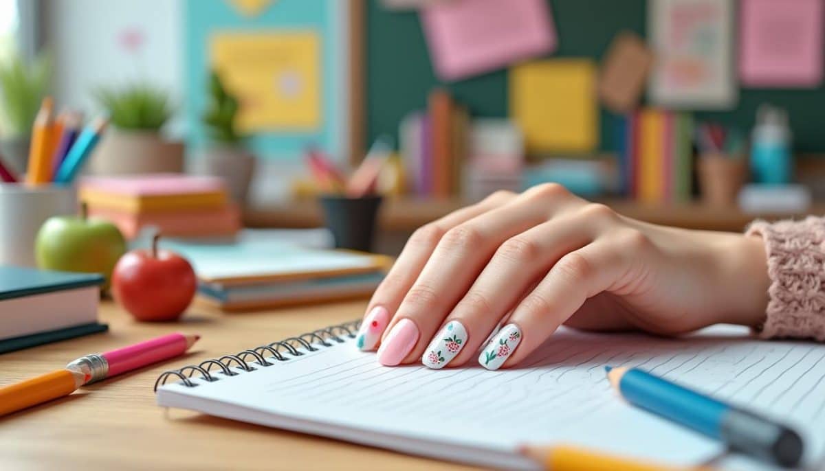 discover the cutest teacher nail designs for 2025! find inspiration for classroom-friendly manicures featuring fun patterns, school themes, and stylish colors perfect for educators.
