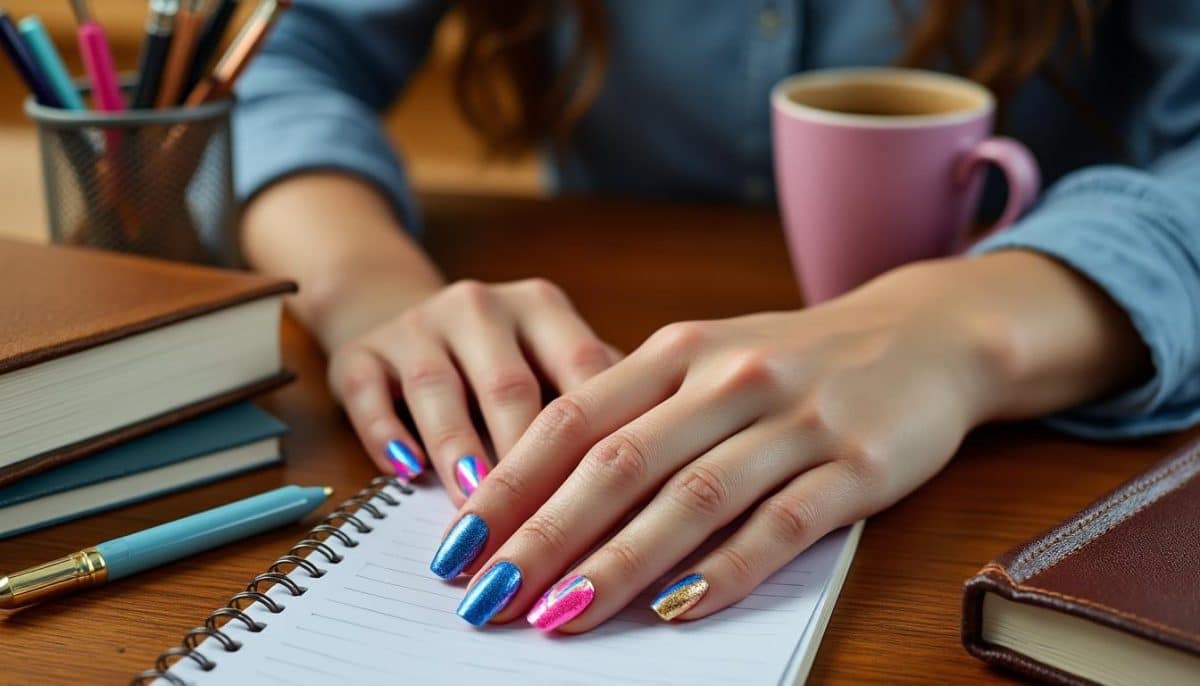 discover fun teacher nail designs that maintain a professional look—perfect for the classroom. get inspired with creative yet appropriate nail ideas for educators.
