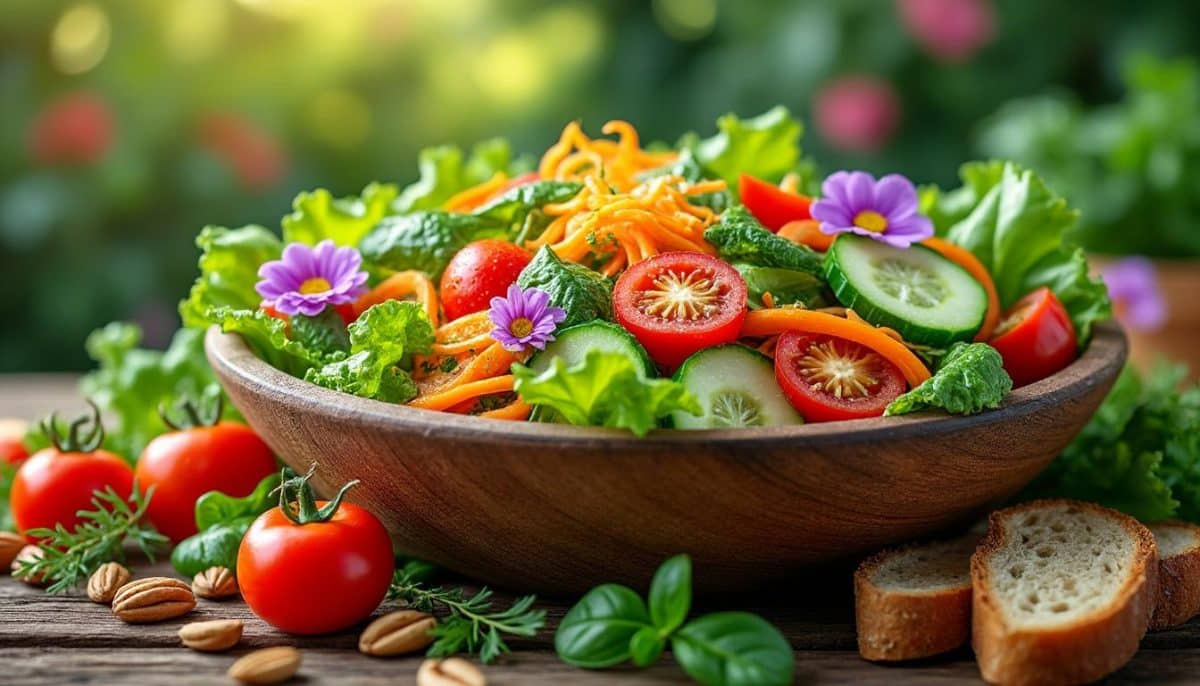 discover the ultimate harvest salad recipe that steals the show at any gathering. packed with fresh, seasonal ingredients and vibrant flavors, this salad is perfect for fall celebrations and healthy eating.