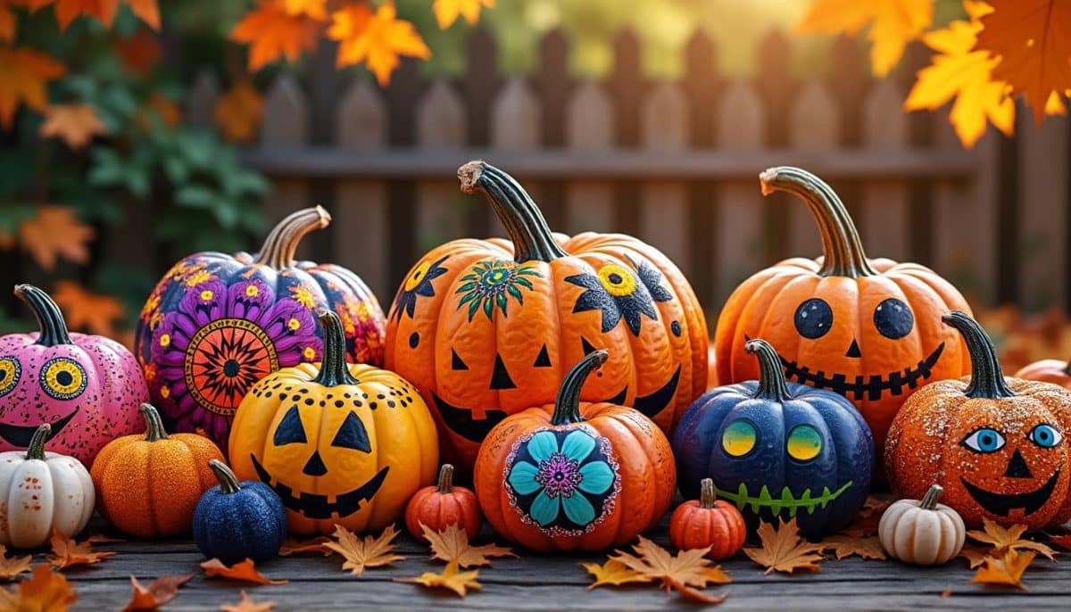 discover creative painting pumpkin ideas that outlast traditional carved pumpkins. try these fun and lasting diy designs for festive fall and halloween decorations.