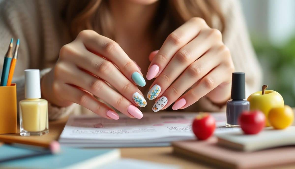 discover easy and stylish school nail designs you can create at home. perfect for beginners, these simple nails are quick to do and ideal for any school day look.