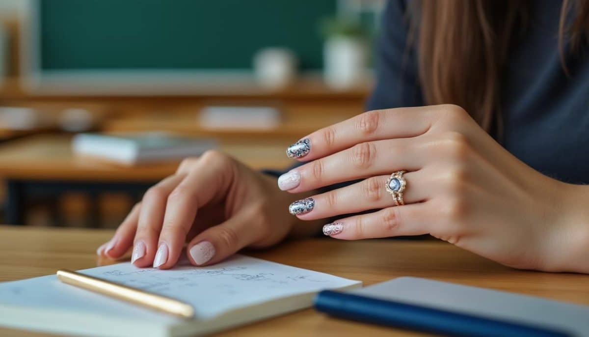 discover teacher nail designs that are stylish, professional, and fully compliant with any dress code. find inspiration for school-appropriate nails that look amazing and polished every day.
