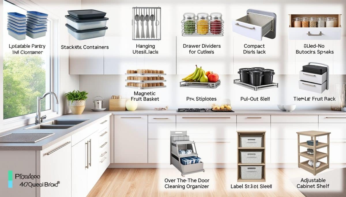 discover 10 smart kitchen organization ideas under $40 to maximize space and keep your kitchen tidy and efficient. affordable solutions for a clutter-free kitchen!