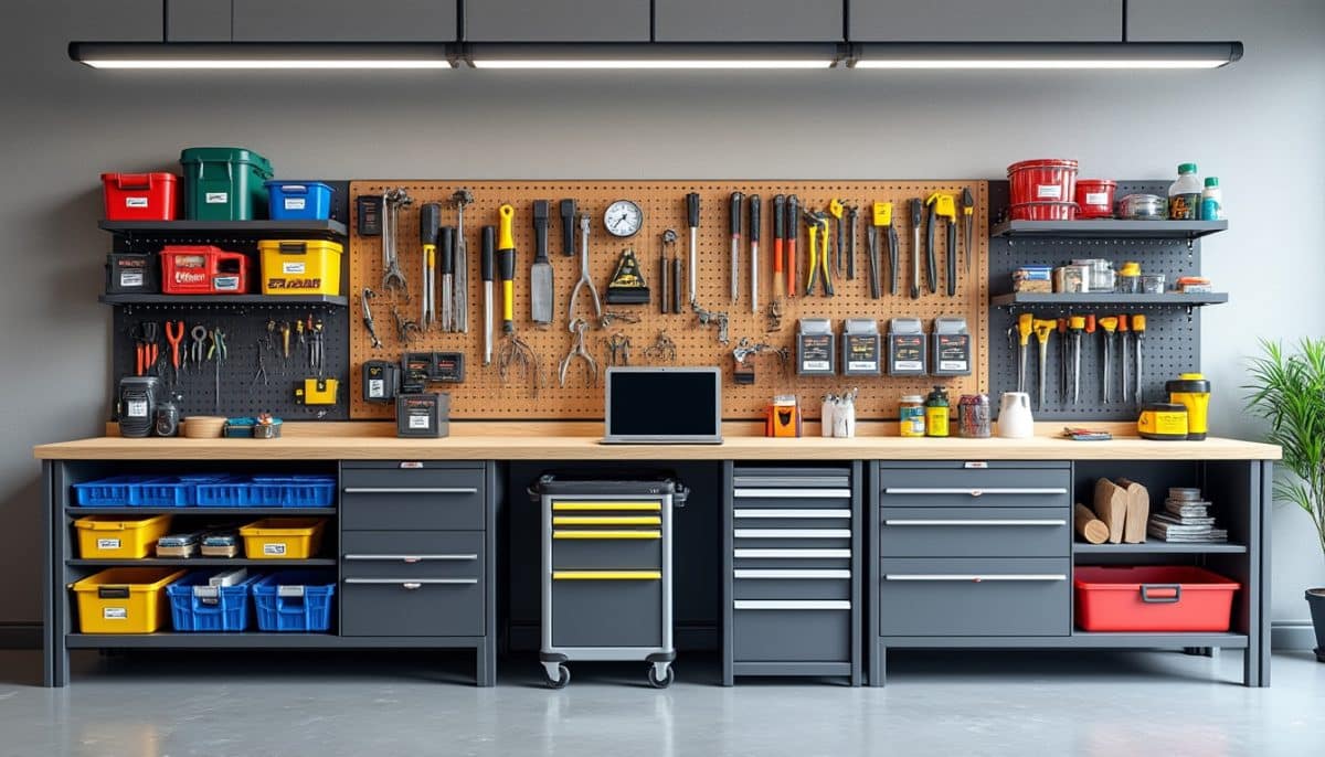 discover 10 creative and practical workbench organization ideas to boost your productivity and keep your workspace clutter-free. maximize efficiency with easy storage solutions and smart layouts.
