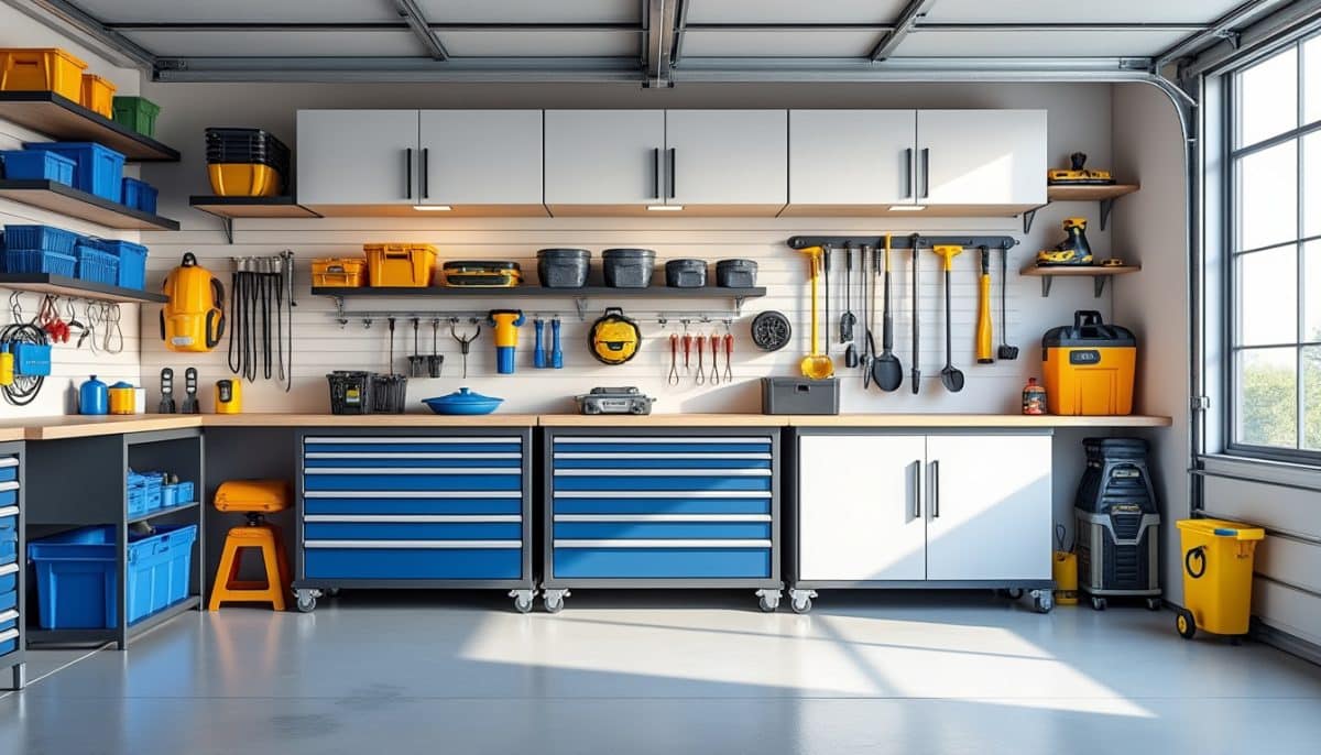 discover 12 affordable ikea garage storage hacks, all under $200. transform your messy garage into an organized space with budget-friendly and creative solutions.