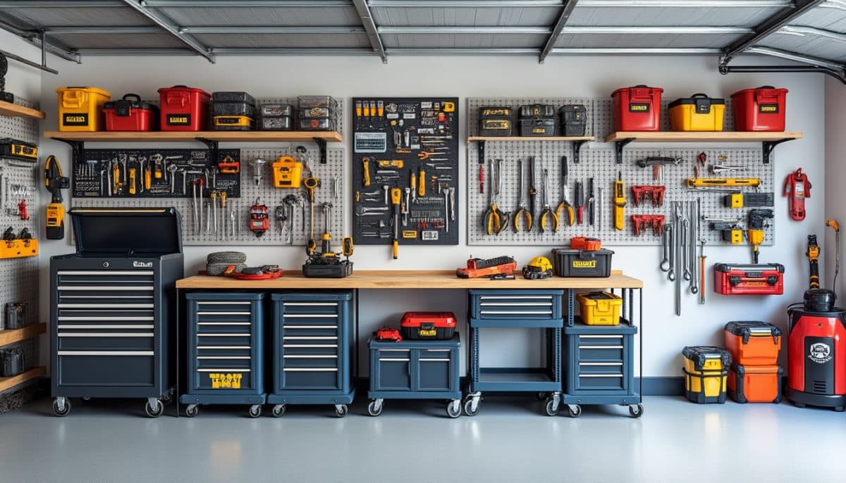 discover 15 ultimate garage tool storage solutions to maximize space, organize your tools, and keep your garage clutter-free. perfect for diy enthusiasts and homeowners looking for smart storage ideas.