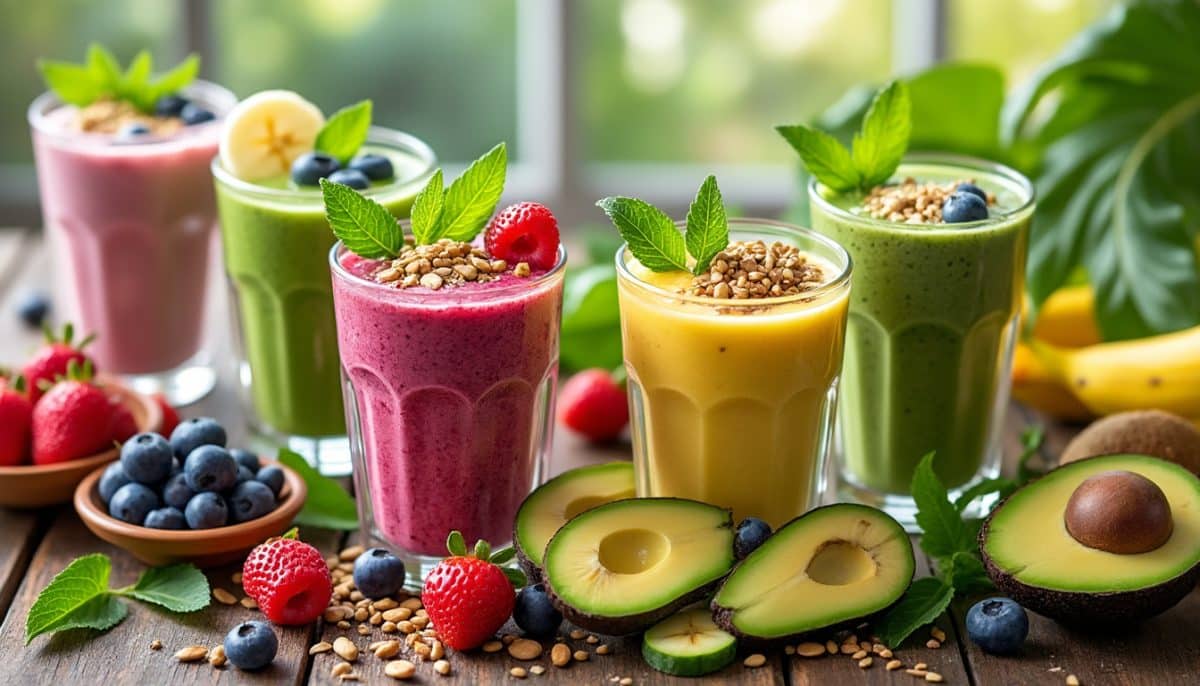 discover 16 delicious breakfast smoothie combinations designed to nourish your skin from within. start your day with these healthy, antioxidant-rich recipes and enjoy a natural glow!