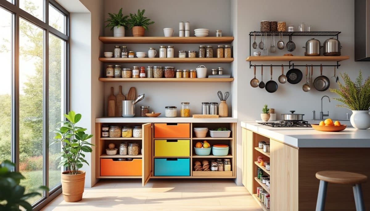 discover 4 quick and easy kitchen storage solutions that you can set up in just 1 hour. maximize space and organize your kitchen effortlessly with these simple ideas.