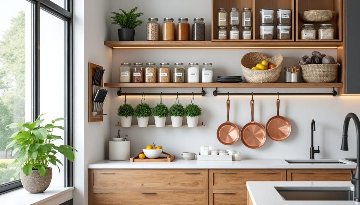 discover 5 easy and budget-friendly diy kitchen organization ideas that look professionally designed. transform your space, reduce clutter, and enhance the style of your kitchen with these smart storage solutions.