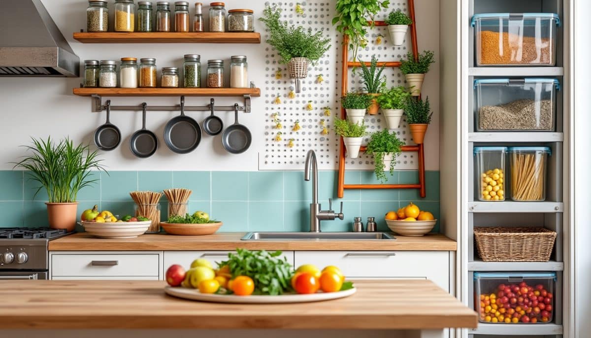 discover 5 easy and creative diy kitchen storage solutions that anyone can try. maximize your space, declutter your kitchen, and add a personal touch with these simple projects.