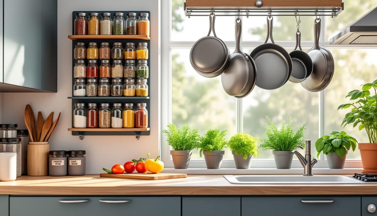 discover 5 easy kitchen organization tips perfect for renters! maximize your small space, keep things clutter-free, and create a functional kitchen without making permanent changes.