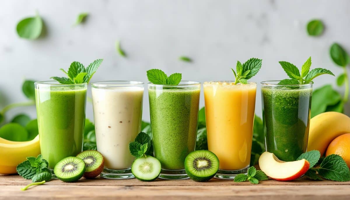 discover 6 delicious gluten-free smoothie recipes that are green, clean, and easy to make. perfect for a healthy boost, these smoothies are packed with fresh ingredients and nutrients!