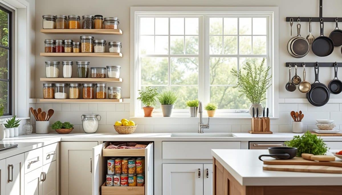 discover 6 easy and effective kitchen organization projects you can tackle in no time! transform your kitchen space with simple tips and tricks for a clutter-free, functional, and stylish cooking area.