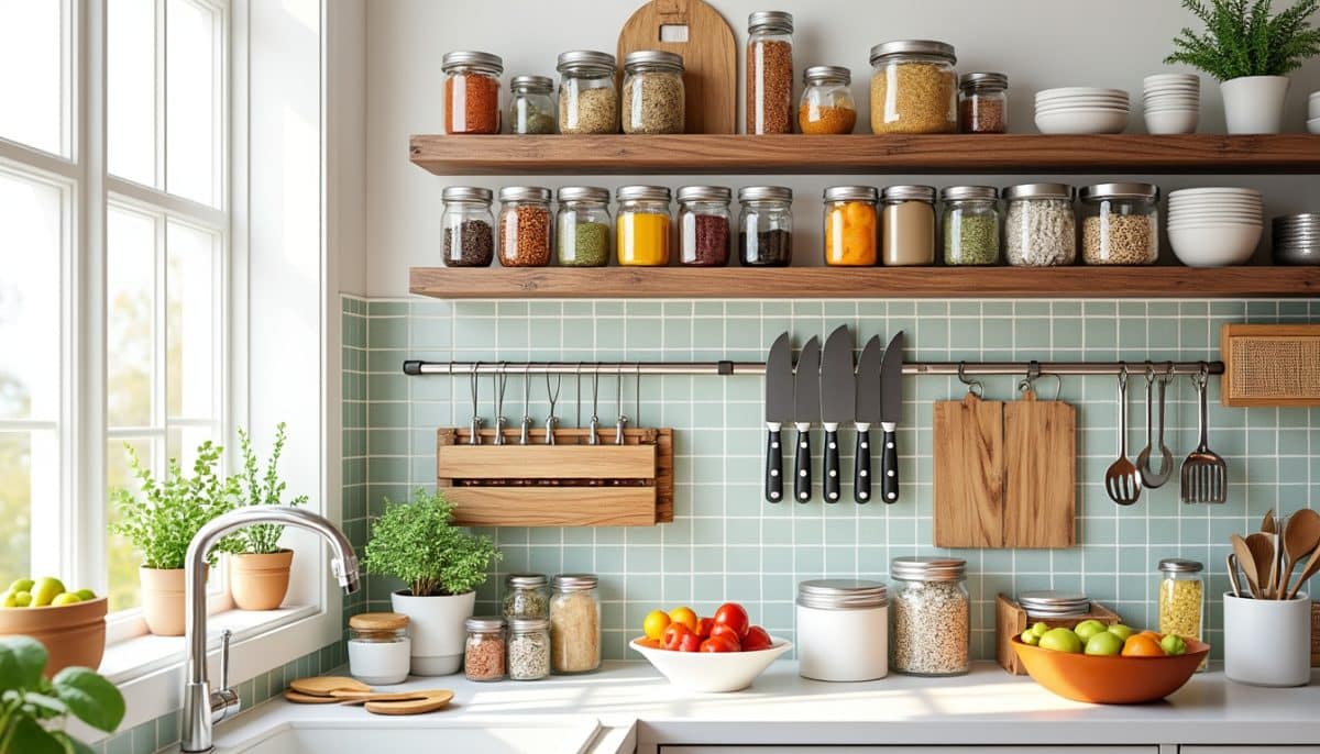 discover 7 budget-friendly diy kitchen storage projects under $40! organize your space, save money, and add style to your kitchen with these simple, creative ideas.