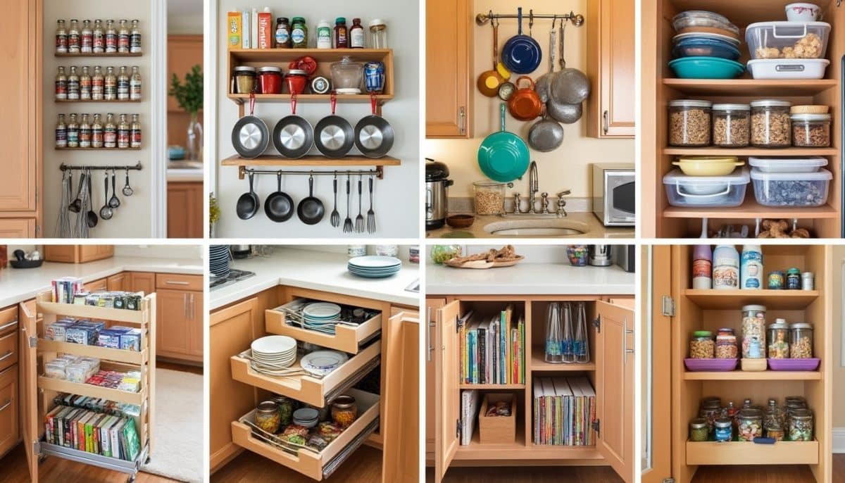 discover 8 clever small kitchen storage hacks that fit in any space, helping you keep your kitchen organized, tidy, and functional, no matter its size.