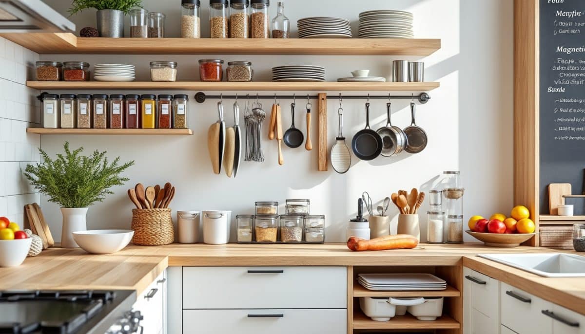 discover 9 simple kitchen organization tips designed for busy lives. streamline your space, save time, and make cooking a breeze with these easy solutions.