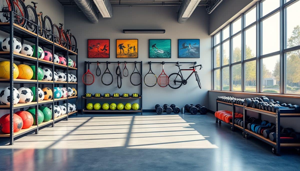 discover 9 smart sports equipment organization ideas to eliminate clutter and keep your gear in perfect order. say goodbye to chaos and enjoy a tidy, functional space for all your athletic essentials.