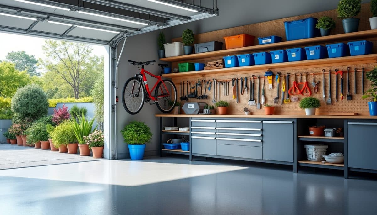 discover 9 smart garage organization ideas that practically maintain themselves. keep your space clean and clutter-free with these easy, low-maintenance solutions.