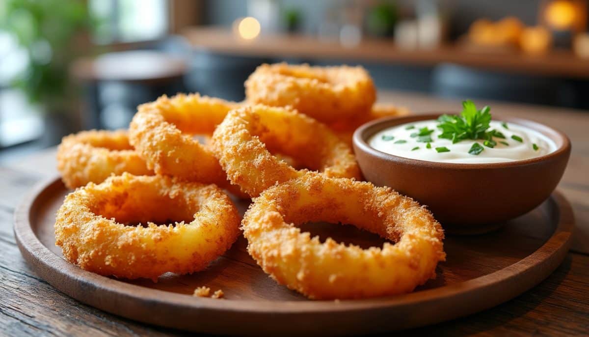 enjoy crispy, gluten-free onion rings made in the air fryer! discover how to make restaurant-quality onion rings at home with this easy, healthier recipe.