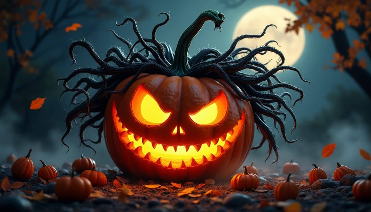 learn how to create a spooky beetlejuice-inspired pumpkin with this step-by-step tutorial. bring the ghost with the most to life for your next halloween decoration!