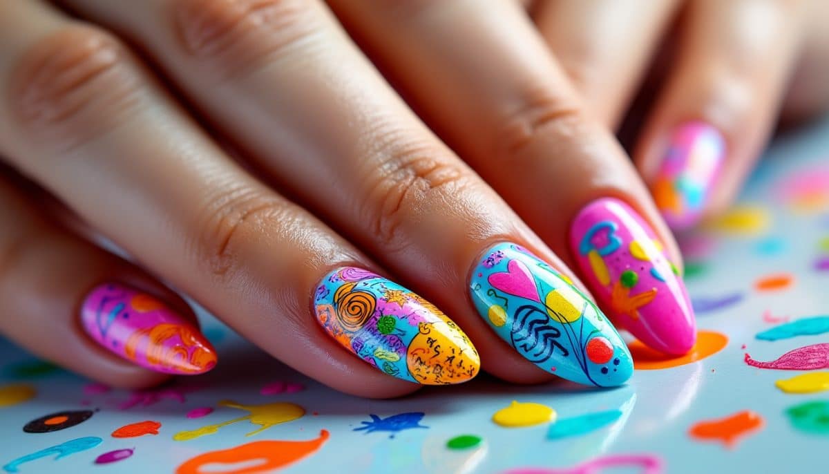 discover crayon acrylic nails designed for art lovers! express your creativity with unique, colorful nail designs inspired by artistic styles. perfect for anyone who loves to stand out with their manicure.