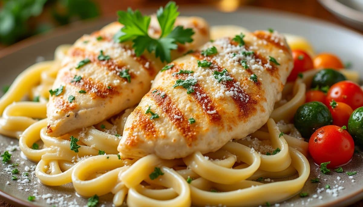 discover our rich and creamy gluten-free chicken alfredo recipe—perfect for a comforting dinner that everyone can enjoy. made with tender chicken and a luscious gluten-free sauce, it's a delicious meal ready in just 30 minutes.