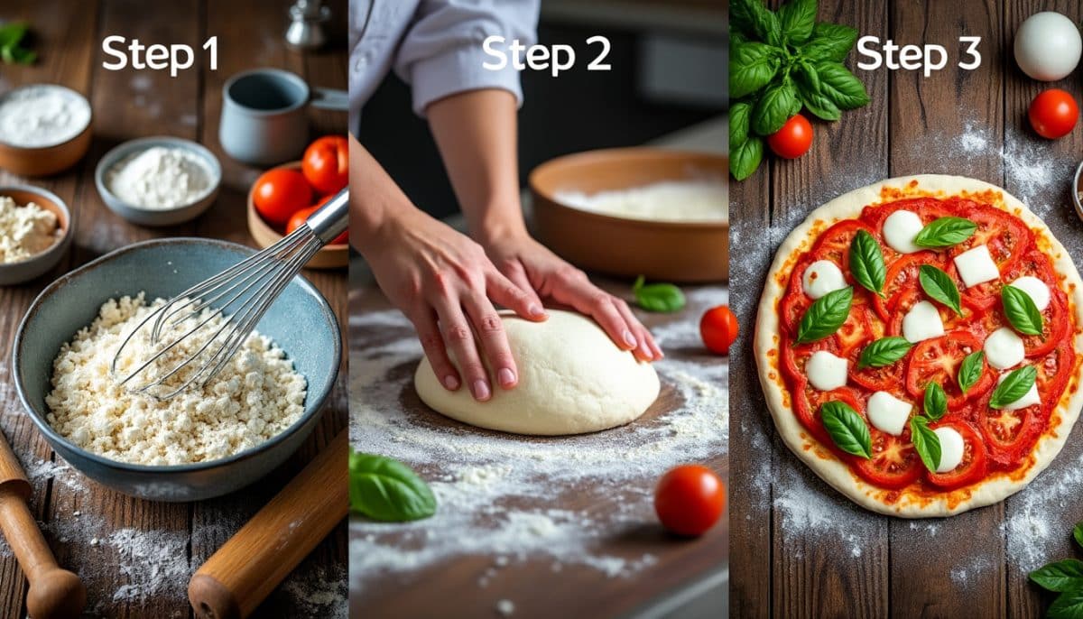 discover how to make delicious gluten-free pizza with our simple 3-step dough recipe. enjoy a crispy, chewy crust that’s easy, quick, and perfect for everyone!