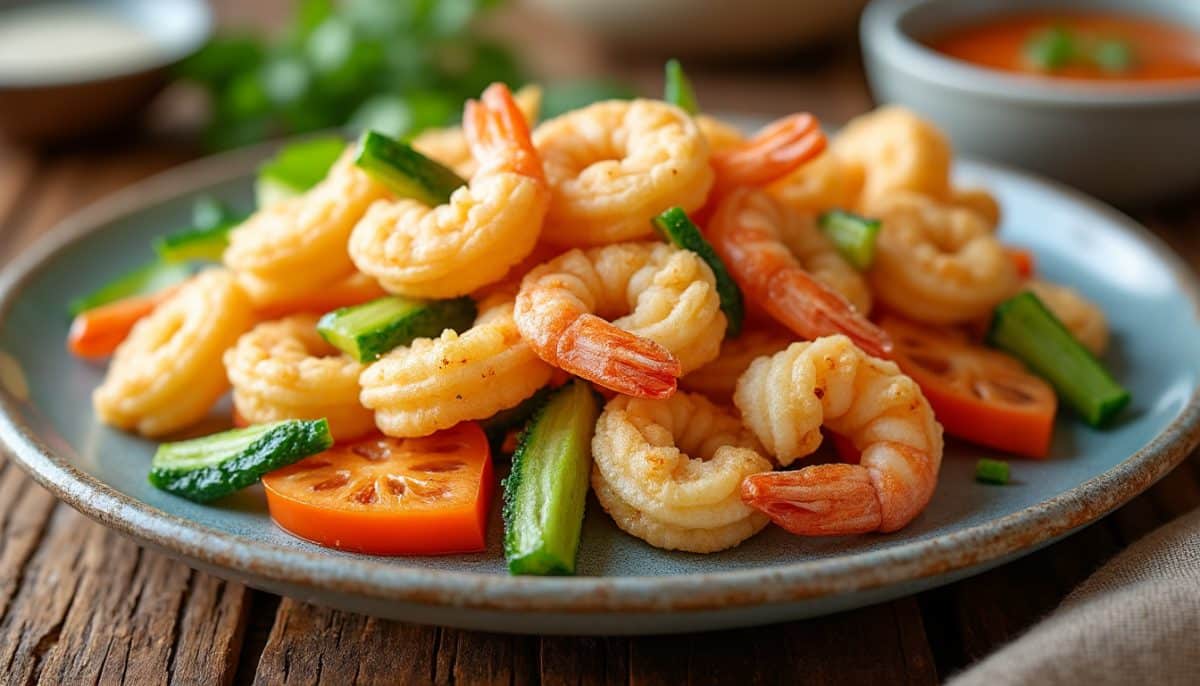 enjoy perfectly light and crispy tempura every time with this easy gluten-free batter recipe. ideal for vegetables, seafood, and more, it delivers classic crunch without the gluten.